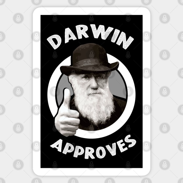 Darwin Approves Sticker by VinagreShop